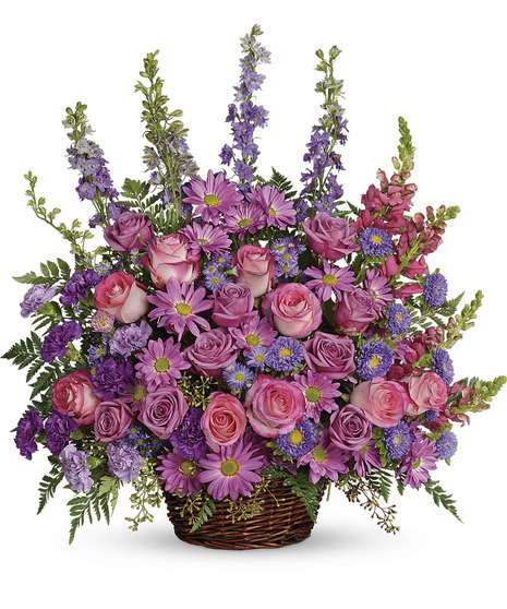 Gracious Lavender Basket