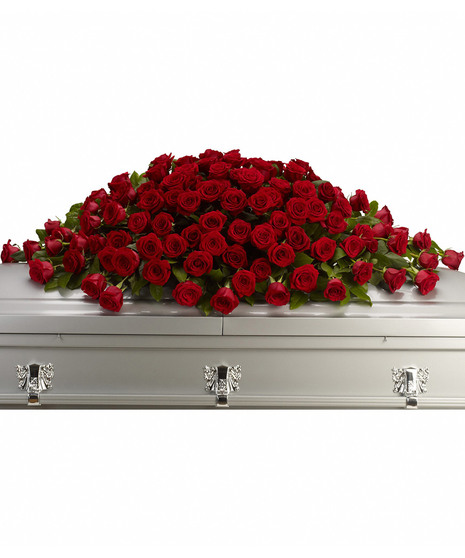 Bed of Roses Full Casket Spray