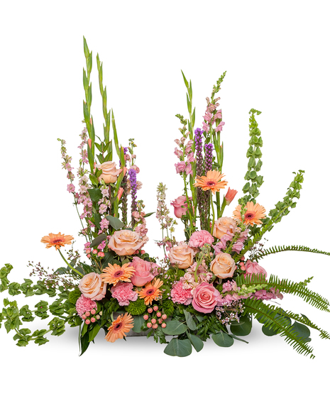 Pastel Garden Floor Arrangement