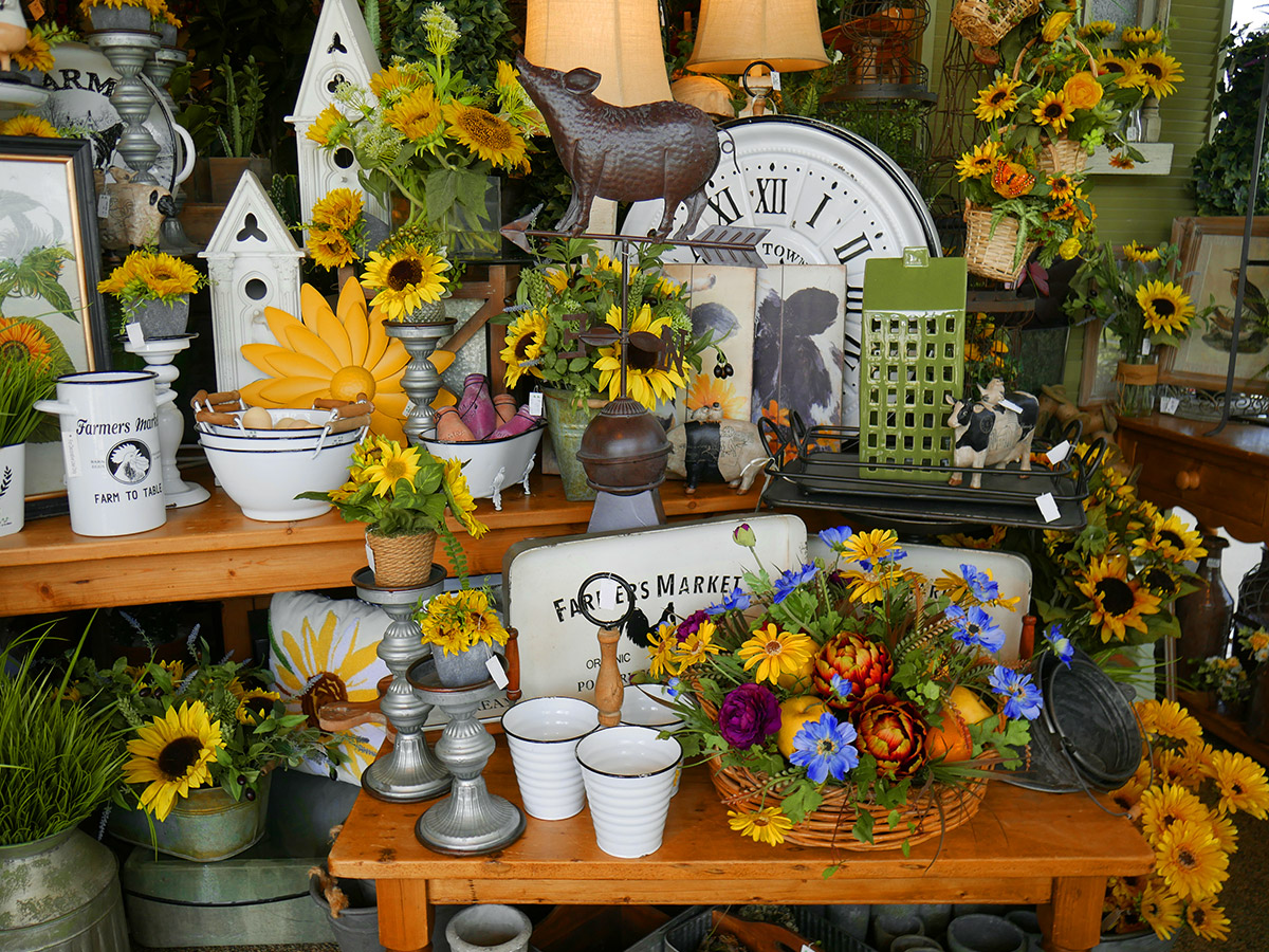 Gorgeous flower and plant arrangements in a wide range of pots and baskets